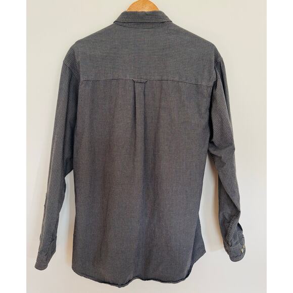 Columbia Sportswear USA Mens Cotton Grey Plaid Long Sleeve Button Down Shirt M - Picture 1 of 7